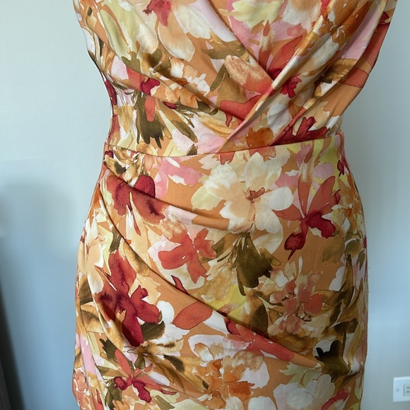 SIGNIFICANT OTHER -NWT- Chiara Floral Print Tie Back Minidress - Picture 9 of 14